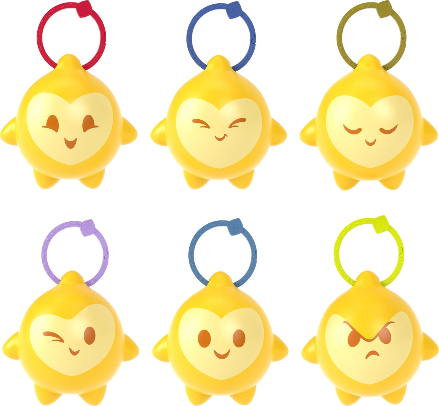 Mattel Disney Wish Star Reveals Mini Doll Surprise, Keychain Compact with Character Doll & Accessory (Styles May Vary)