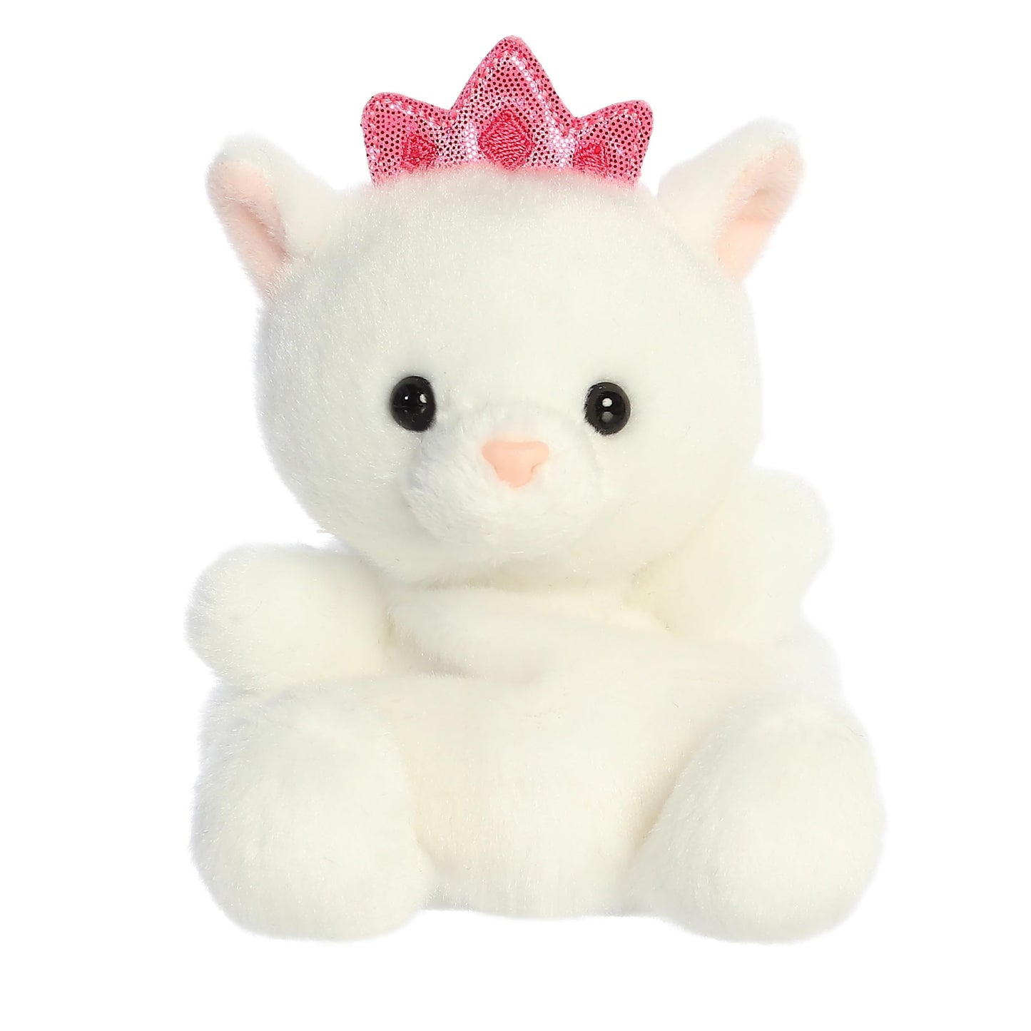 Aurora® Adorable Palm Pals™ Priscilla Princess Kitty™ Stuffed Animal - Fun Collectible Plush for Kids and Adult Collectors - Perfect for Decorating