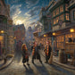 Buffalo Games - Silver Select - Harry Potter - Diagon Alley - 500 Piece Jigsaw Puzzle for Adults -Challenging Puzzle Perfect for Game Nights