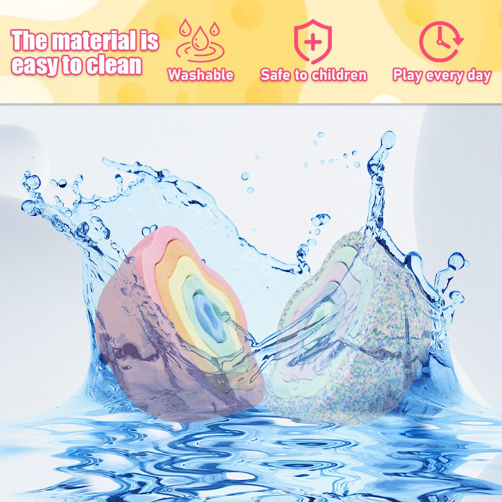 ANLIK Toddler Stepping Stones, Stimulate Children's Creativity and Imagination, Improve Their Balance and Motor Skills, Flower-Shaped Stepping Stones