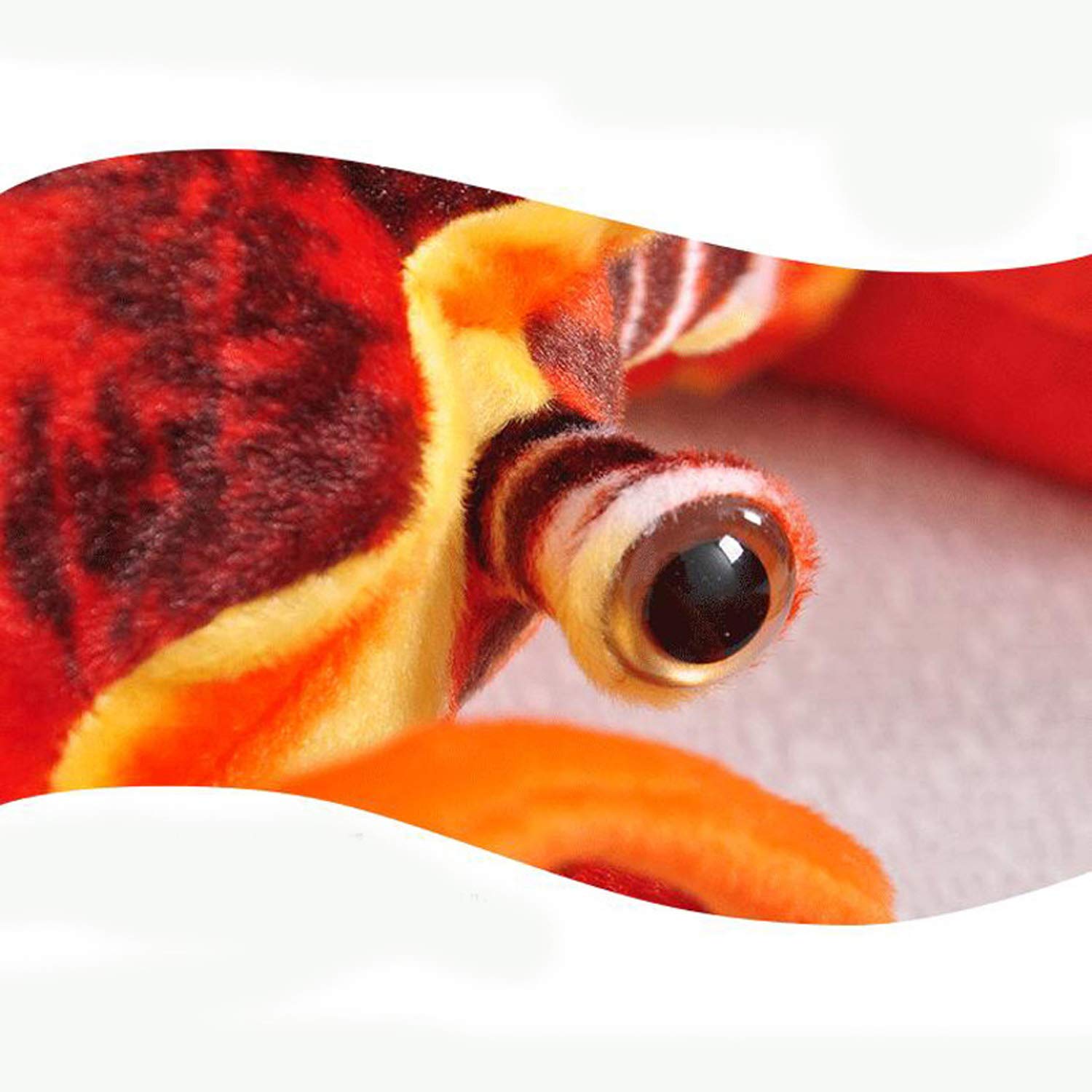Ruzucoda Realistic Stuffed Lobster Cute Dolls Plush Animal Toys Red 12 Inches