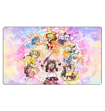 New ZCYWXW Playmats Solfachord Harmonia TCG CCG Trading Card Game Mat with Zones & One Bag(ZC052-C)