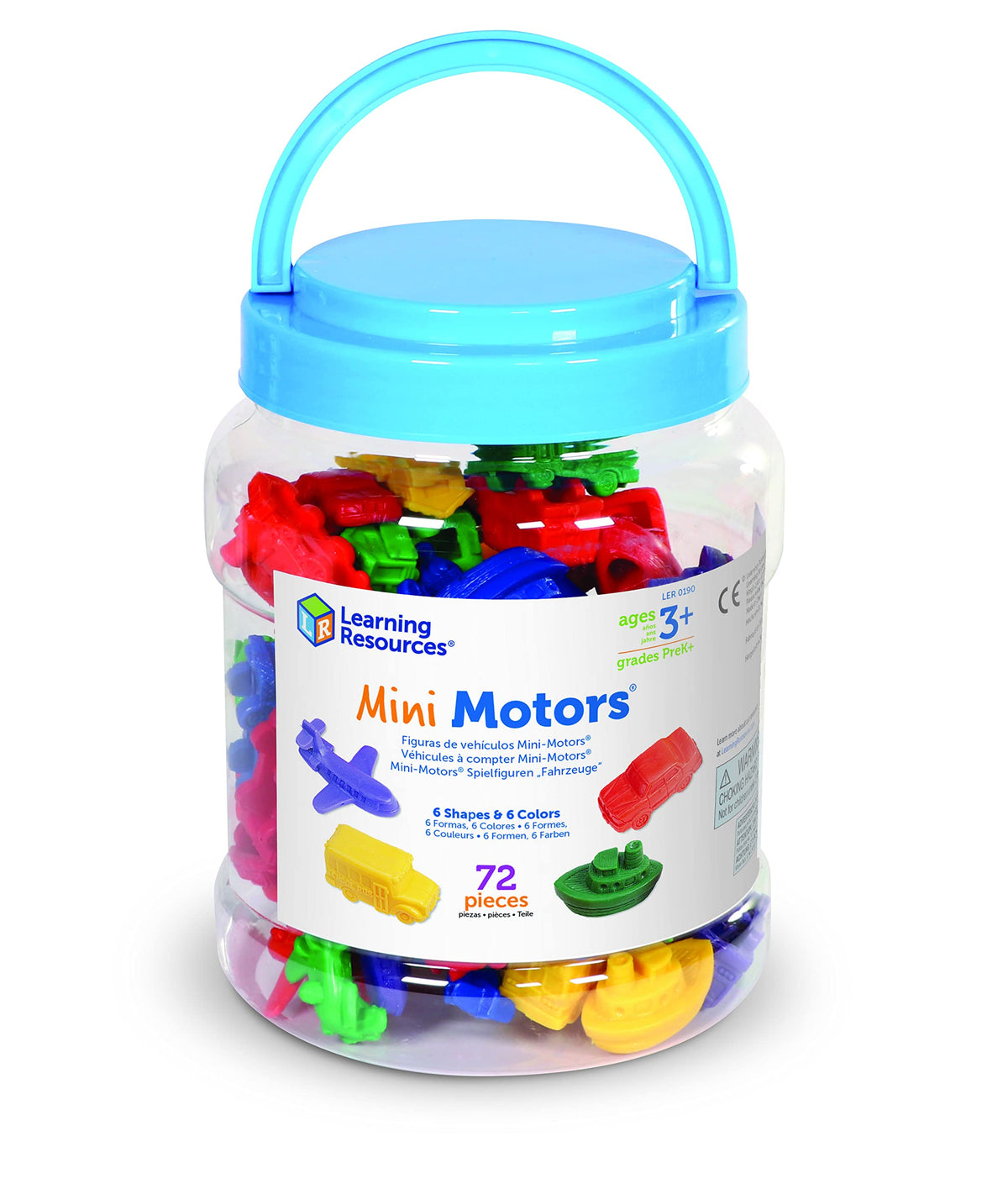 Learning Resources Mini Motors Counters, Set of 72