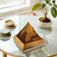 Triangle Pyramid 5 Pieces 3D Wooden IQ Brain Teaser Puzzle
