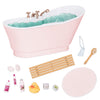 Our Generation - Bath & Bubbles Set - 18-Inch Doll Accessories - Bathtub Set - Water Sounds - Pretend Play - Toy for Kids 3 Years +