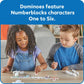hand2mind Numberblocks Dominoes Set, Dominos for Kids, Domino & Tile Games, Toddler Matching Game, Counting Toys, Montessori Math Materials