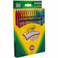 Crayola Twistables Colored Pencils, Always Sharp, Art Tools for Kids, 30 Count