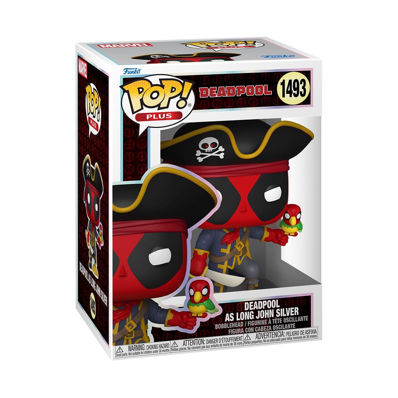 Funko Pop! Plus: Deadpool Literary Classics - Deadpool as Long John Silver - Collectable Vinyl Figure - Gift Idea - Official Merchandise - Toys for