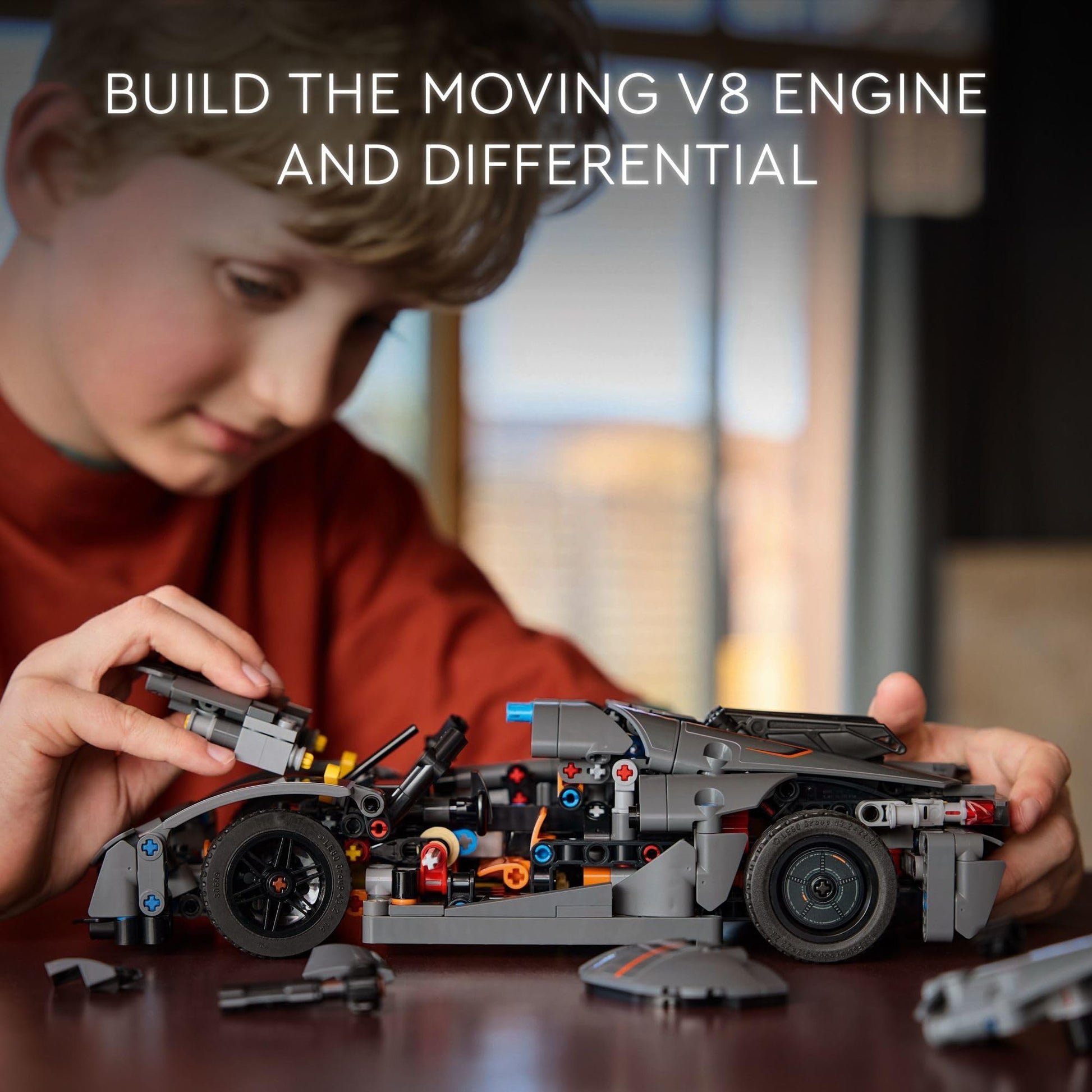 LEGO Technic Koenigsegg Jesko Absolut Grey Hypercar, Sports Car Building Set for Boys and Girls, Vehicle Racing for Kids, Buildable Model Kit, Sport