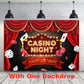 Casino Theme Party Decoration Las Vegas Birthday Party Dino Casino Night Poker Party Supplies Set for Adults Include Balloon Garland Kit, Casino