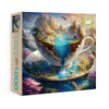 Beautiful Landscape Cup Puzzles for Adults 1000 Pieces, Magic Mountain Waterfall Jigsaw Puzzle, Difficult Nature Art Puzzles