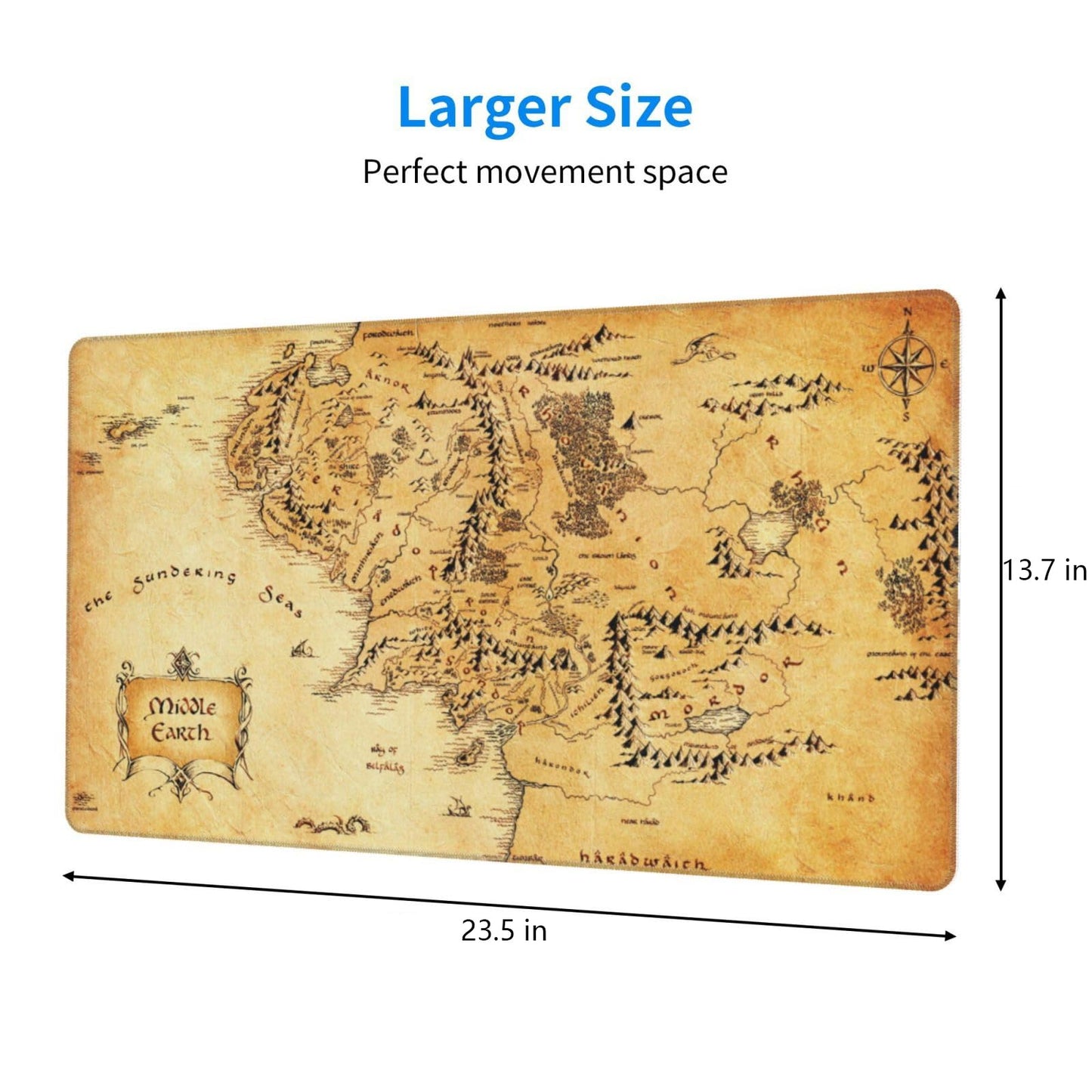 MTG Playmat TCG Playmat Board Game Card Game Trading Card Game Play mat Desk pad Original Hand-Painted Stitched Edges Smooth Surface Rubber Base Aged