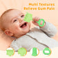 Baby Teething Toys, Baby Garden Teether Toys Shovel & Rake Silicone Teethers for Babies 0-6 6-12 Months, Multi-Texture Gum Massage Teething Relief