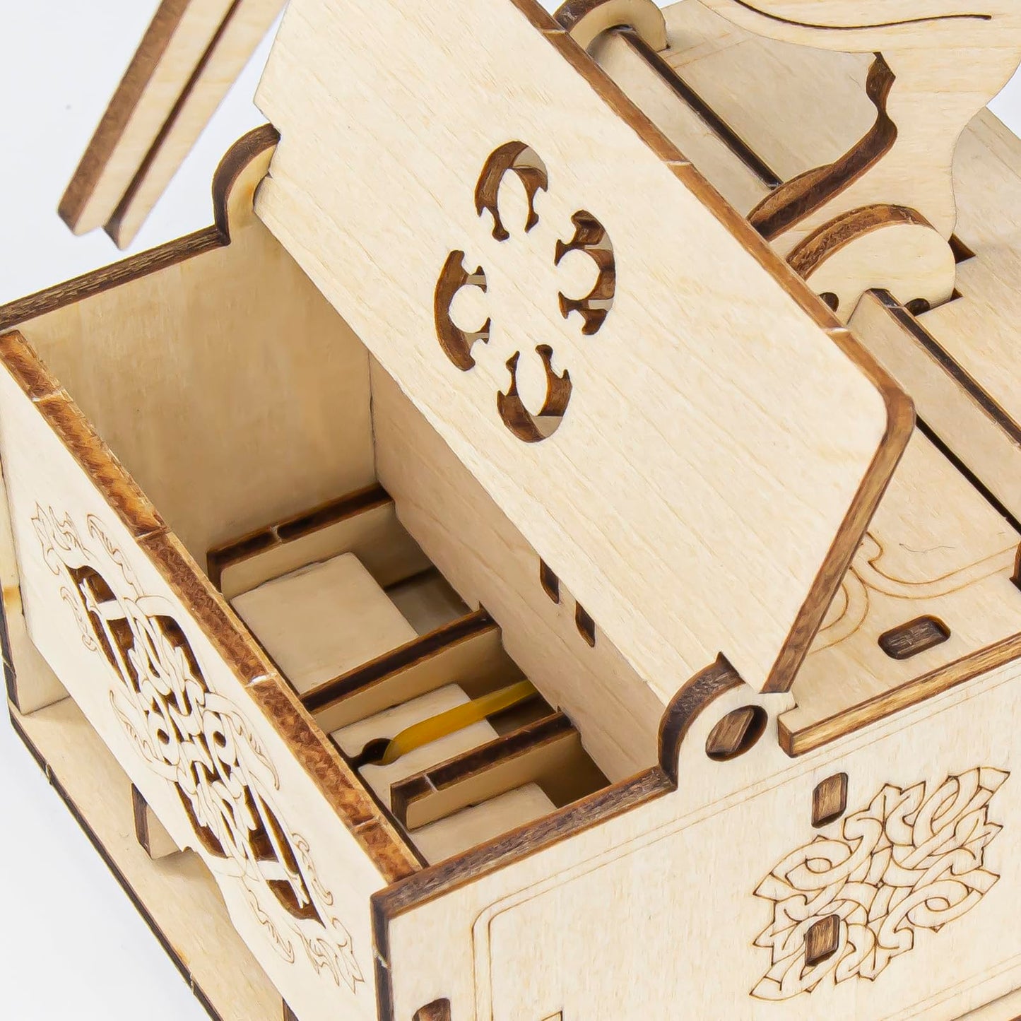 3D Wooden Puzzles for Adults,Wooden Toothpick for Child and Adult,Model Building Kit,Educational Brain Teaser,Unique Gift for Kids and Friends on