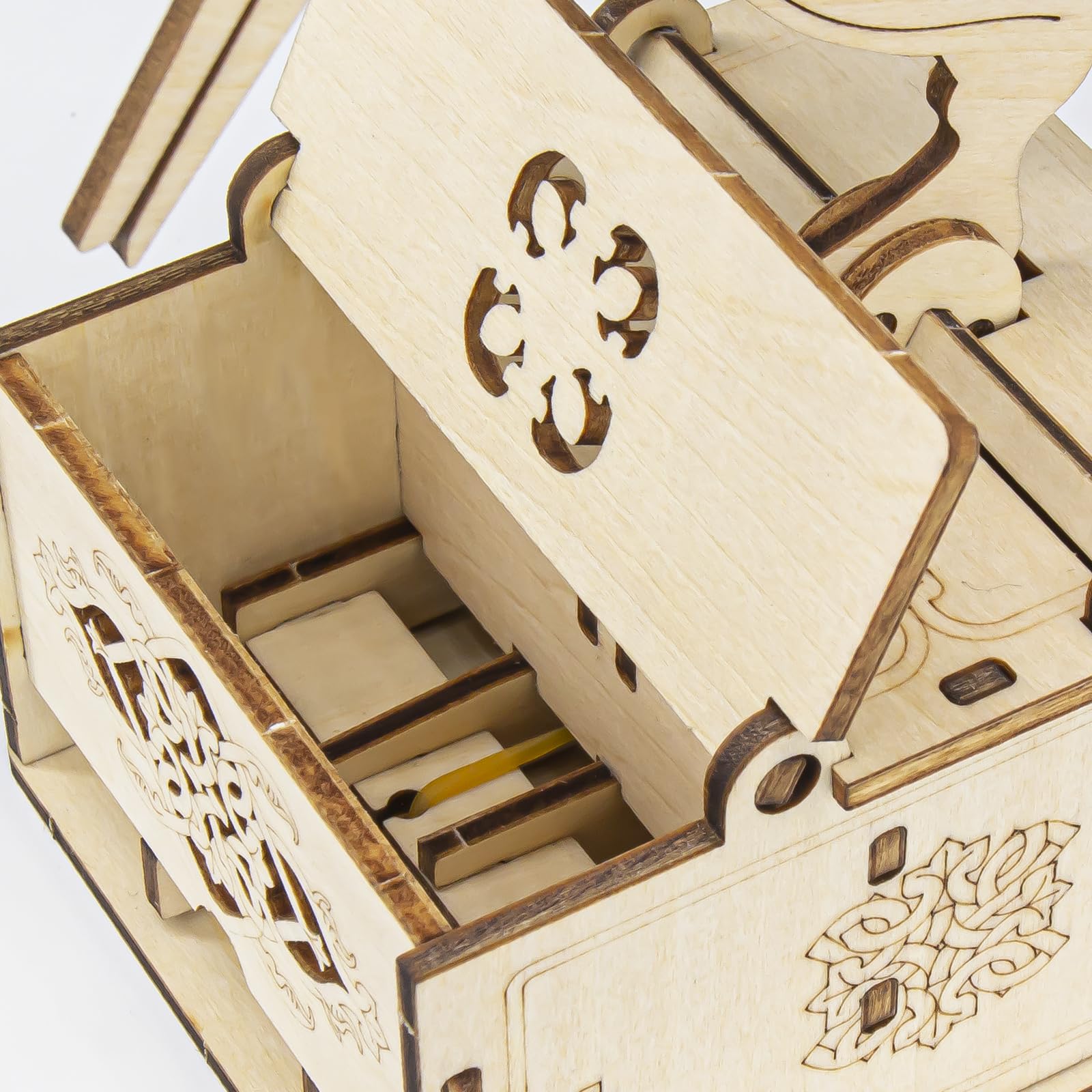 3D Wooden Puzzles for Adults,Wooden Toothpick for Child and Adult,Model Building Kit,Educational Brain Teaser,Unique Gift for Kids and Friends on