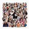 4 Sheets Wrestling Stickers for Water Bottles Wrestling Birthday Party Supplies for Kids Party Decorations Party Favors, Car Stickers and Decals