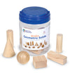 Learning Resources Geometric Solids, Wooden Shapes, Set of 12 Geometric Shapes, Ages 6+
