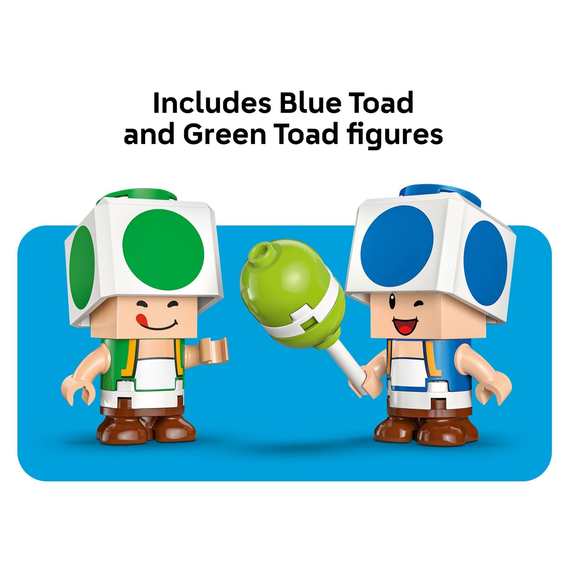 LEGO Super Mario Party at Toad’s House Building Toy - Pretend Play Set for Boys & Girls, Ages 7+ - Kids Building Blocks with Digital Action & 2 Toad
