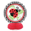 6" Mini Honeycomb Ladybug Decorations, 4ct