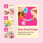 JOVA Klever Kits Jewelry Making Kit, Bracelet Making Kit with Bead, Kids Jewelry Bracelet Kit, DIY Kit with 350+ Colorful Beads, Flower-Shaped Storage