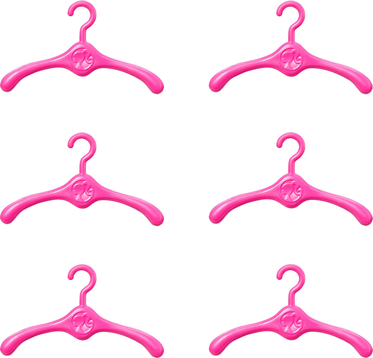 Barbie Fashionistas Ultimate Closet & 6 Hangars, Purple with Fold-Out Rack & Carrying Handle, Portable Storage for Fashion Doll Clothes & Accessories