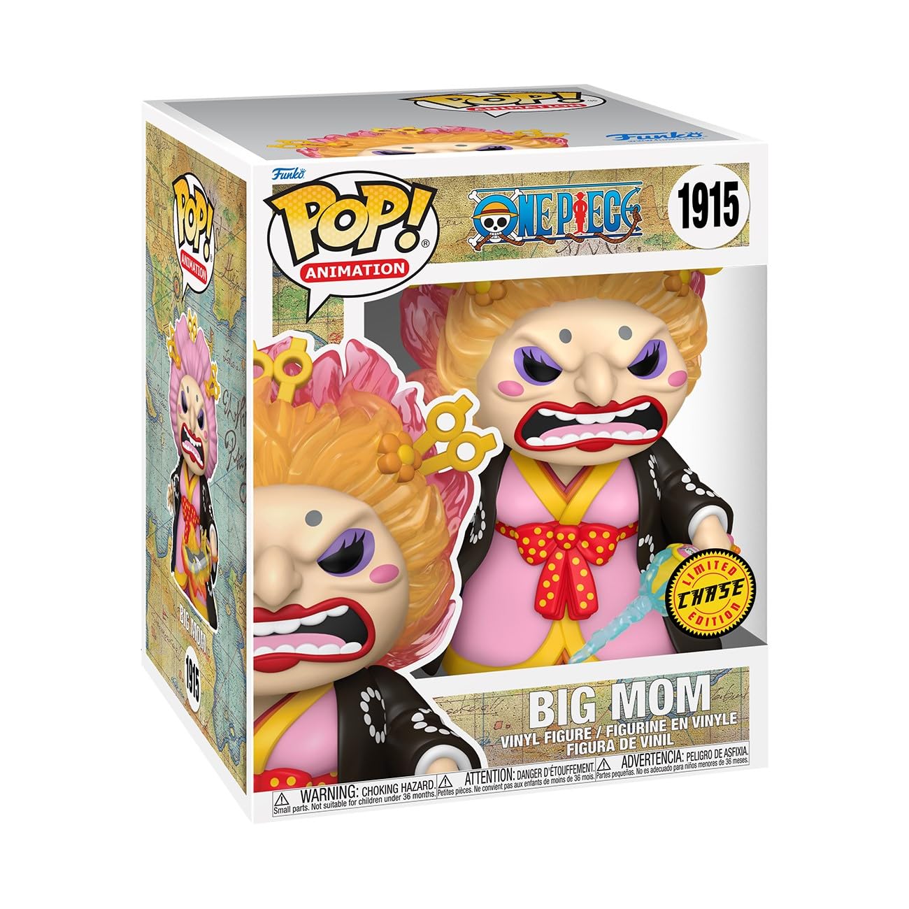 Funko Pop Super: One Piece - Big Mom - (Kimono) - 1/6 Odds for Rare Chase Variant - Collectable Vinyl Figure - Gift Idea - Official Merchandise - Toys