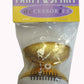 Two Tone Football 2" (White/Gold, 2 pc Pack)