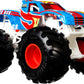 Hot Wheels Monster Trucks Toy Truck, Oversized 1:24 Scale Die-Cast Race Ace for Kids & Collectors