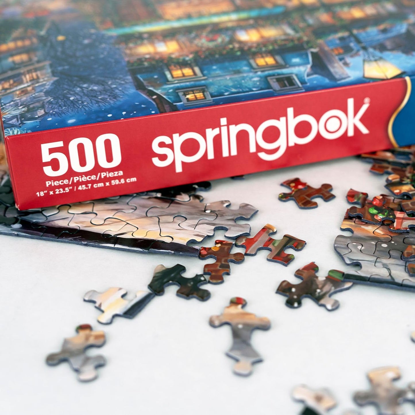 Springbok Winter Wonderland Cafe 500 Piece Jigsaw Puzzle for Adults