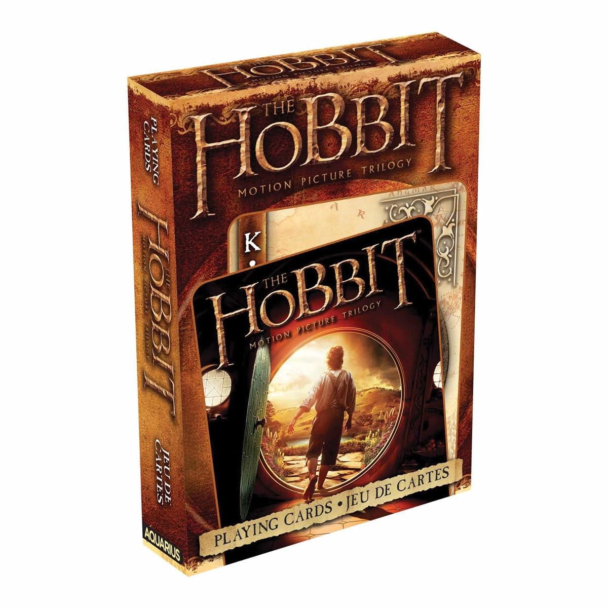 AQUARIUS The Hobbit Playing Cards Standard Size - Themed Novelty Deck with 52 Unique Movie Designs - Collectible Merchandise Gift for Teens and Adults