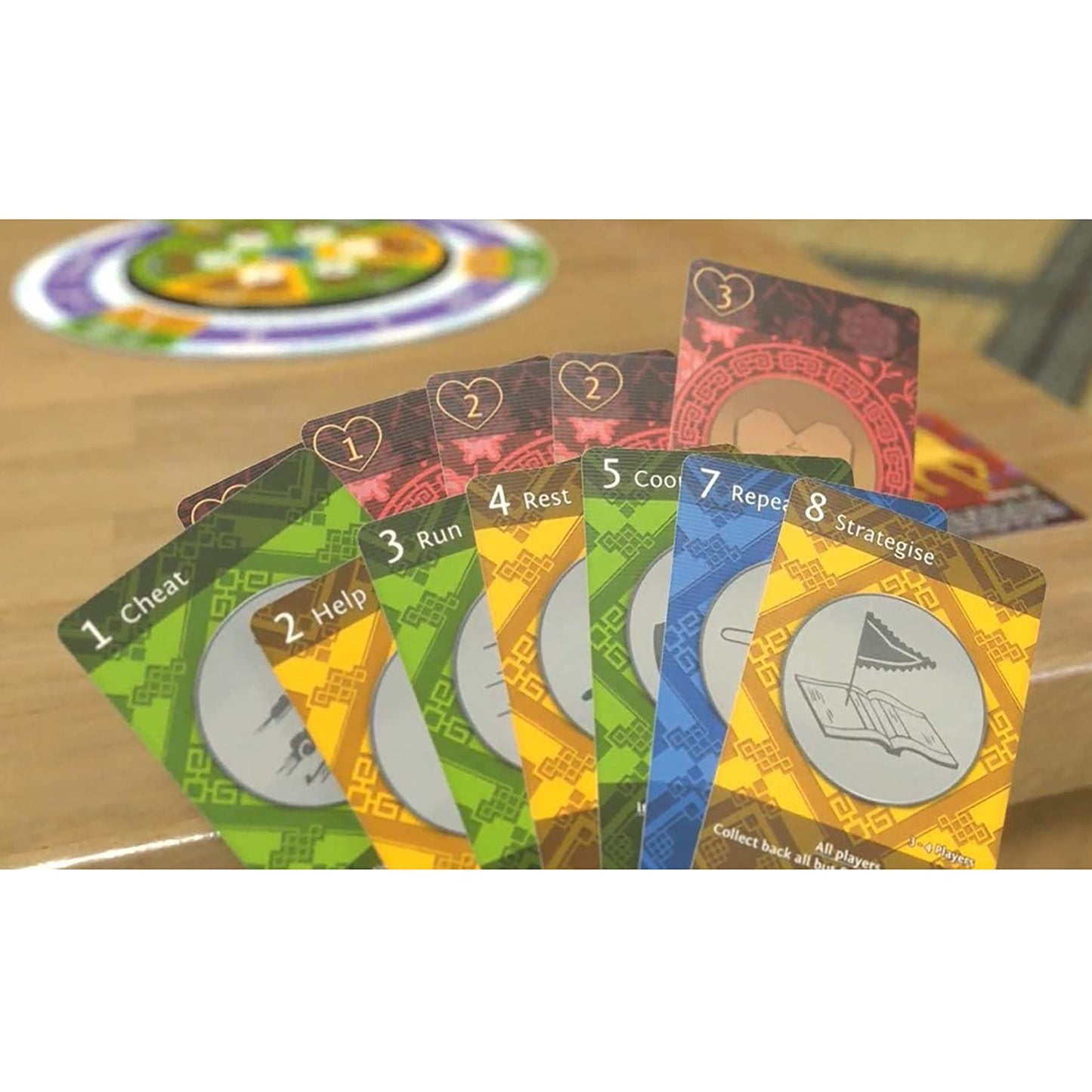 Capstone Games: Race for The Chinese Zodiac - Interactive Simultaneous Card Game, 3-5 Players, Ages 8+, 40 to 70 Min