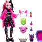 Monster High Doll, Draculaura Creepover Party Set with Pet Bat Count Fabulous, Sleepover Clothes & Accessories