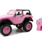Girlmazing 1:16 Jeep Wrangler RC Radio Control Cars, Toys for Kids (Pink)