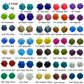 Alenybeby 30pcs 17mm Silicone Polygon Pearl Beads for Pen Silicone Geometric Icosahedron Shape Beads Hexagon Bulk Bead for Keychain DIY Mom Woman