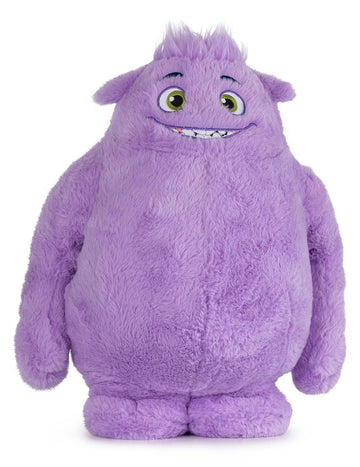 Jay Franco IF Imaginary Friends Blue Plush Pillow Buddy - Super Soft Purple Fuzzy Character Pillow - Polyester Microfiber, 16 Inches