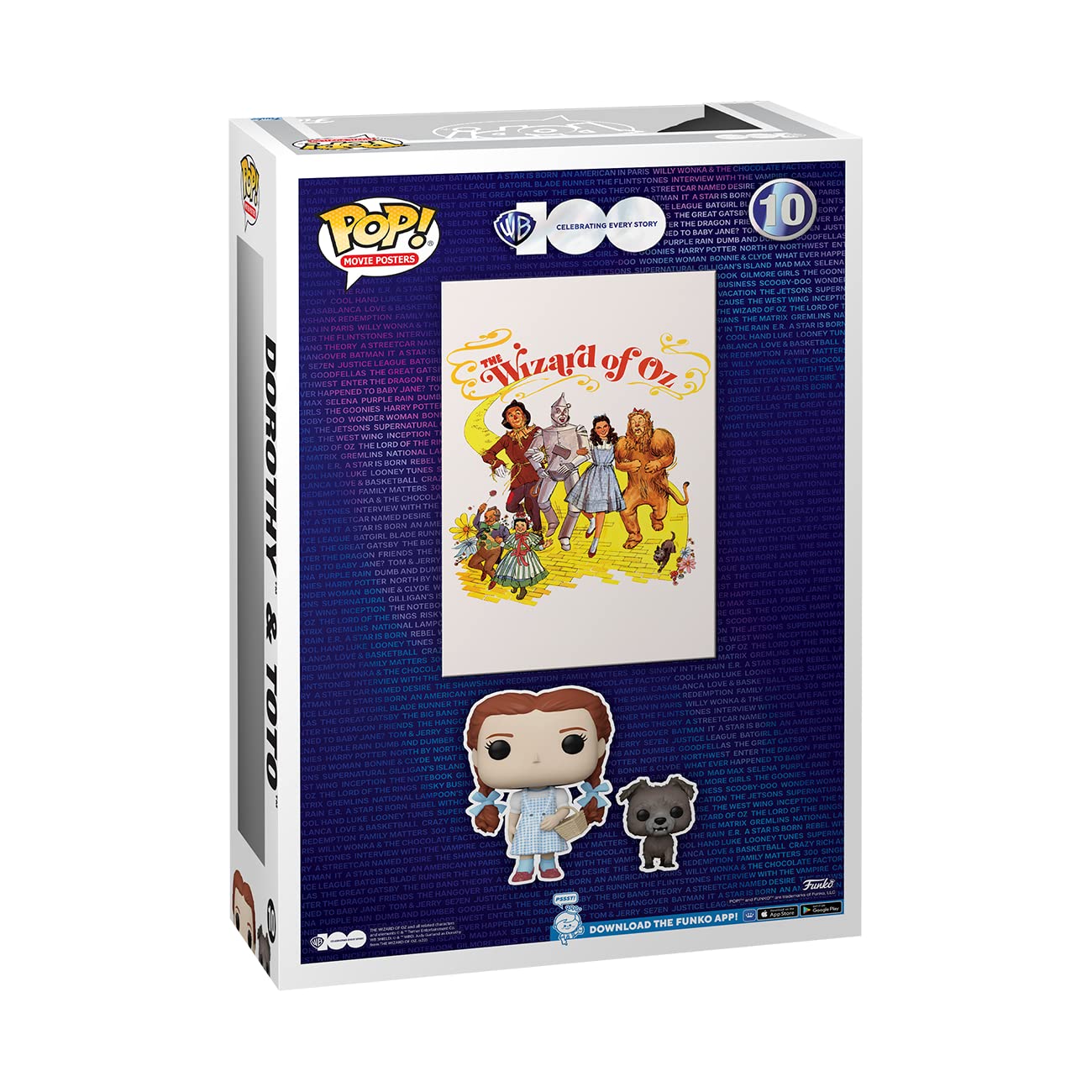Funko POP! Movie Posters: Wizard Of Oz - Dorothy Gale and Toto - Collectable Vinyl Figure - Gift Idea - Official Merchandise - for Kids & Adults -