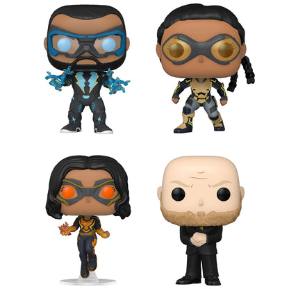 Funko POP! DC Black Lightning Collectors Set - Black Lightning, Thunder, and Tobias Whale
