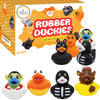 100 Halloween Rubber Duck Toy Duckies for Kids, Fun Bath Birthday Gifts Baby Showers Summer Beach and Pool Activity, 2" (100-Pack)