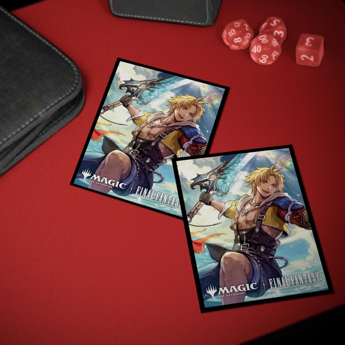 Ultra PRO - Final Fantasy x Universes Beyond Tidus (Commander) 100ct Deck Protector Sleeves for Magic: The Gathering | Trading Card Accessories