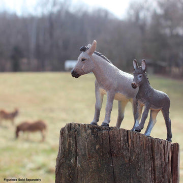 Safari Ltd. Donkey Figurine - Lifelike 4" Farm Animal Figure - Educational Toy for Boys, Girls, and Kids Ages 3+