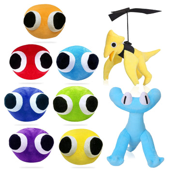 TwCare 9 Pack Plush Toy for Kids Adults, Playing with Family, Soft Stuffed Animal Plushie Toys, Plushies Birthday Thanksgiving Christmas Festival