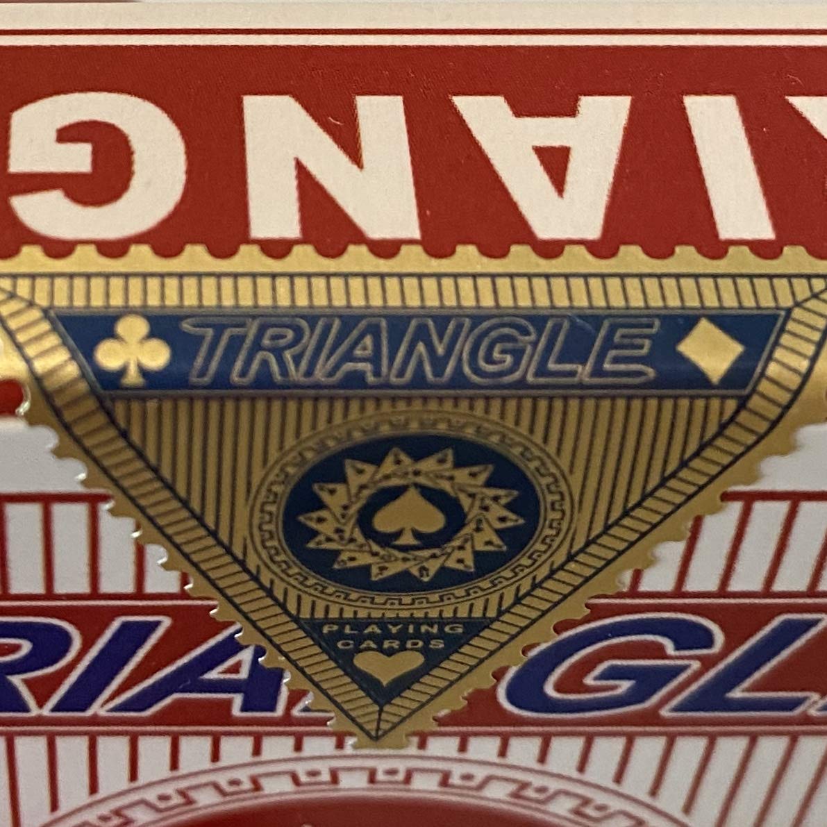 Home Run Games Triangle Playing Cards, Red