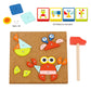 TOOKYLAND Wooden Tap Nailing Game - 82pcs Hammer and Nails Pounding Toy, Ages 4+