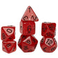 Sirius Dice Stranger Things Mini Dice Cup - Vecna - 7pc Red & Black Polyhedral Set, Detailed Character Sculpt On Glass Cup, Collectible RPG