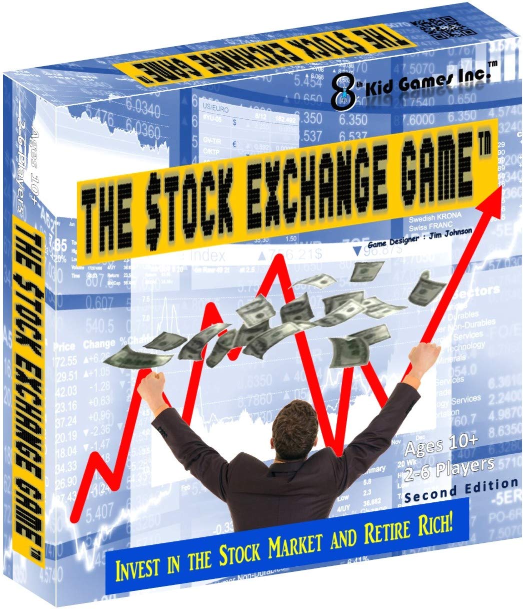 Stock Exchange Game - Stock Market Action Made Easy and Fun! Based Off the Real Stock Market. Educational, Competitive, EXCITING! Learn Financial