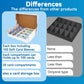 MZONGZI Toploder Card Sorting Tray,2-Pack 4000 Count,Bulk Box For Card With Labels,Card Sorter for TCG/Magic/Mtg Basketball Cards, trading card