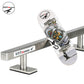 WDTMEEZU Wood Fingerboard and Finger Skateboard Flat Rail Set Fingerboard with Bearing Wheels and Professional Prop for MINI Skateboard Rail Made