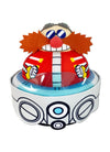 Great Eastern Entertainment Sonic The Hedgehog - Dr. Eggman (Robotnik) in Egg Mobile Plush 8" H