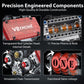 LPPROTECTOR V8 Engine Model Kit That Runs, Build Your Own STEM Mini Engine Kit with Motor and Sound, 478PCS Educational Car Building Toy for Adults