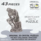 Thinker Crystal 3D Puzzle, 41-Piece Brain Teaser, Ages 12+